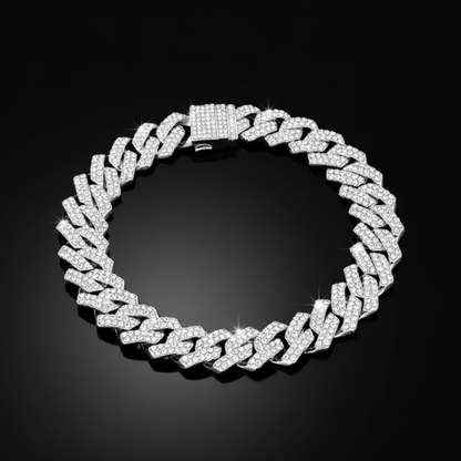 Bracciale cubano premium - sfondo nero